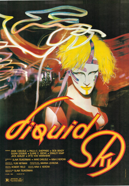 liquid sky 1983 one sheet poster rolled